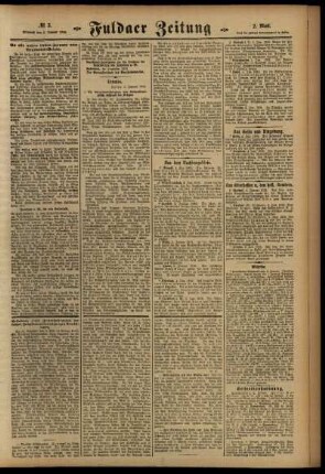 Zweite Ausgabe vom Mittwoch, den 05. Januar 1916.