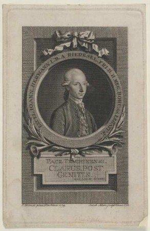 Bildnis des Johann Hermann von Riedesel zu Eisenbach