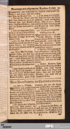 Vom Wort Gottes u. der Christlichen Kirchen.