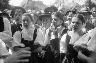 Lörrach: Gruppe beim Singen