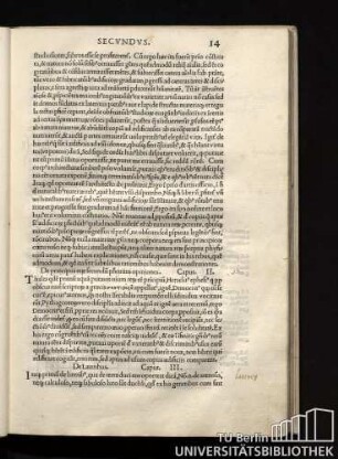 De principiis re[rum] secundu[m] phorum opiniones. Caput. II.