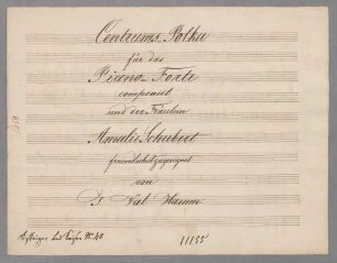 Centrums-Polka; F; arrangiert; pf - BSB Mus.Schott.Ha 11947-2