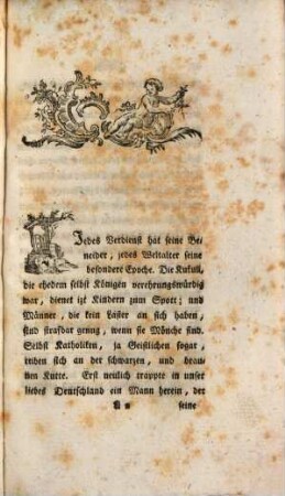 Etwas an den Todtengräber der Bettelmönche