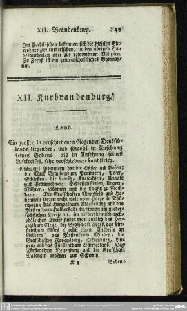 XII. Kurbrandenburg