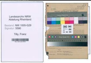 Entnazifizierung Franz Tilly , geb. 01.03.1901 (Schmied)