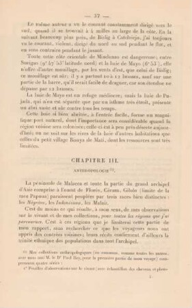 Chapitre III. Anthropologie