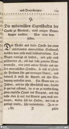 Die medicinischen Eigenschaften der Quelle zu Montrose