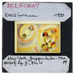 Delaunay, Formes circulaires (Guggenheim 49.1184)