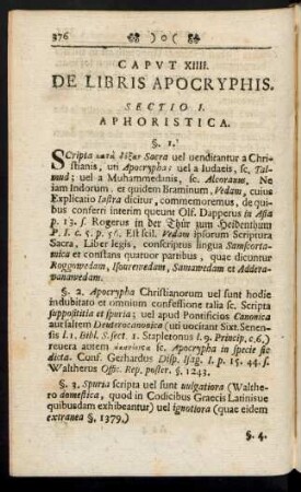 Capvt XIIII. De Libris Apocryphis