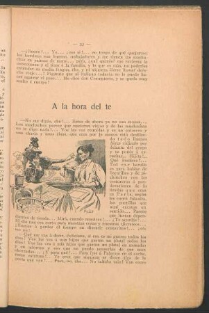 A la hora del té