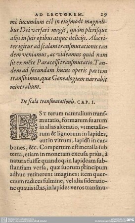 Congeries Paracelsicae chemiae de transmutationibus metallorum