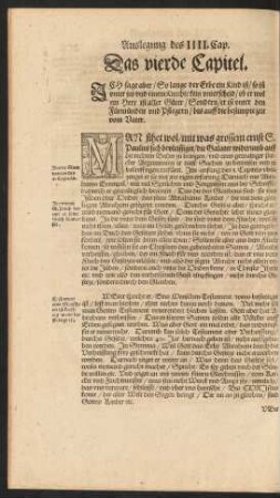 Das vierde Capitel.
