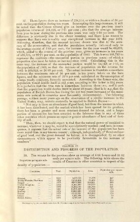 Chapter IV. Distribution and progress of the population