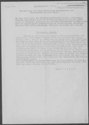 Göttingen-Albeck: Inspektionsbericht 1946