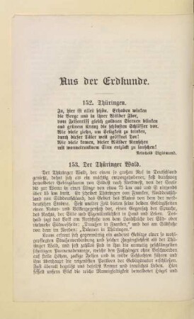 Aus der Erdkunde