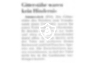 Gitterstäbe waren kein Hindernis