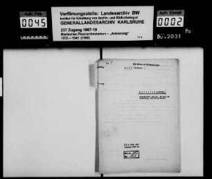 Wolf, Liebmann, Fabrikant in Karlsruhe Käufer: Paul Klee, Kaufmann in Walldorf Lagerbuch-Nr. 58 und 59 Walldorf