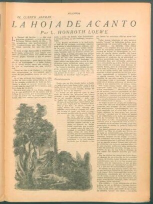 La hoja de acanto : El cuento alemán