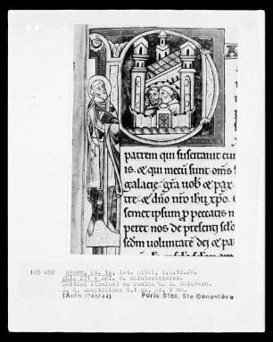 Bibel des Manerius Teil 3 — Anfang des Galatherbriefs mit Initiale P(aulus), Folio 271