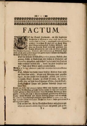 Factum.