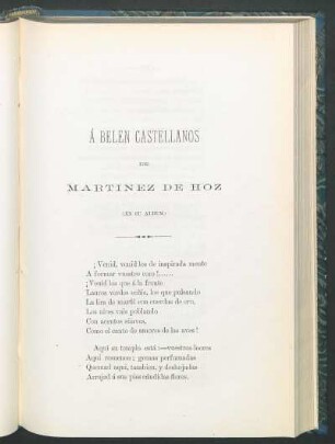 Á Belen Castellanos de Martinez de Hoz : (En su álbum)