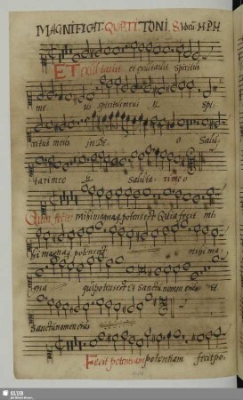 Praetorius, Hieronymus: Magnificat in 4.Ton (hypophrygisch)