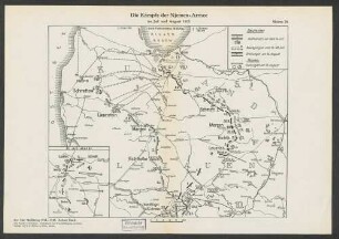 Skizze 26. Die Kämpfe der Njemen=Armee im Juli und August 1915.