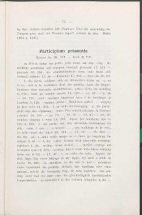 Participium präsentis.