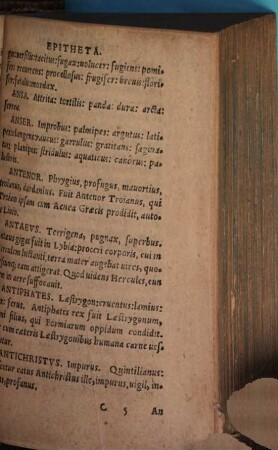 Epithetorvm Ioannis Ravisii Textoris Epitome