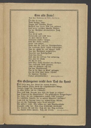 Ein Gefangener reicht dem Tod die Hand