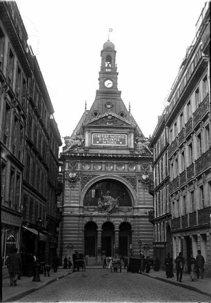 Hauptsitz der Bank Comptoir national d'escompte (CNEP) in Paris auf der Rue Bergère