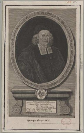 Bildnis des Ioh. Melch. Stenger