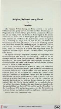 29: Religion, Weltanschauung, Kunst