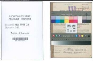 Entnazifizierung Johannes Teske , geb. 17.08.1913 (Postbeamter)