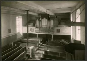 Bei Zweibrücken, prot. Kirche, Orgel, Kanzel, Gestühl