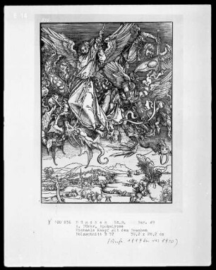 Große Passion, Apokalypse und Marienleben — Apokalypse — Michales Kampf mit dem Drachen