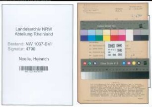 Entnazifizierung Heinrich Noelle , geb. 05.04.1902 (Gastwirt)