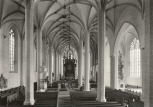 Bautzen. Dom St. Peter (beg. E. 13. Jh.). Inneres