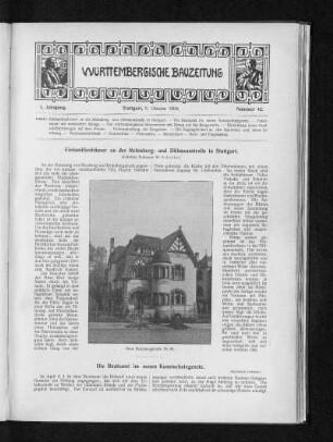 Erster Jahrgang. No. 42