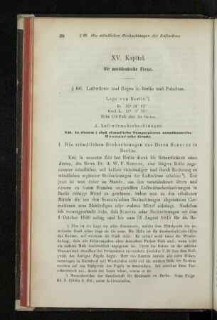 XV. Kapitel. Die norddeutsche Ebene.