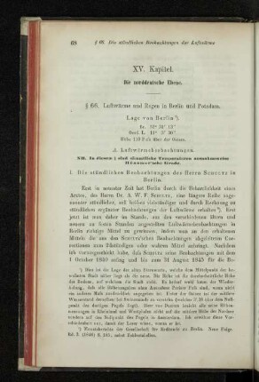 XV. Kapitel. Die norddeutsche Ebene.
