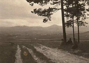 Lausitzer Bergland. Lausche vom Kottmar aus