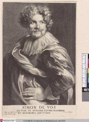 Simon de Vos [Porträt des Malers Simon de Vos; Simon de Vos; Portret van de schilder Simon de Vos]