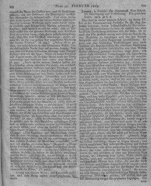 [Lobethan, F. G. A.]: Der Determinist. Eine Schrift für Beruhigung und Versöhnung. Für gebildete Leser. Zerbst: Füchsel 1818