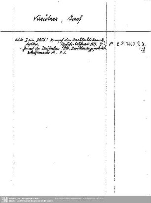 Kreutzer, Josef