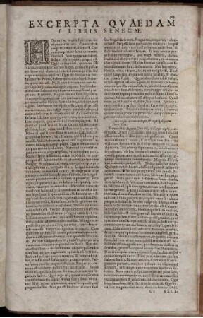 Excerpta Quaedam E Libris Senecae