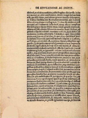 Dialogus de educatione liberorum ac institutione