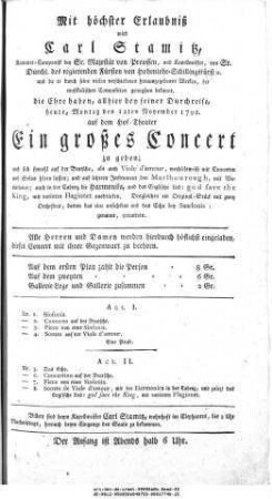 Ein großes Concert