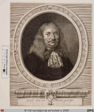 Bildnis Burkhard Dietrich Weyler von Mayenfels