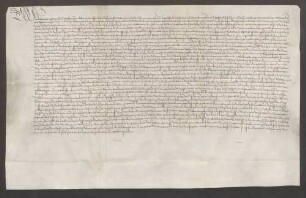 Schuldbrief des Bischofs Ludwig von Speyer gegenüber der Dompräsenz zu Speyer über 4500 Gulden zu 5 Prozent.